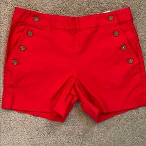 Banana republic red shorts